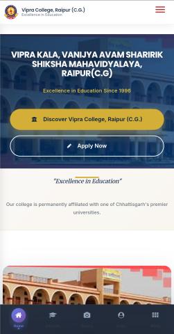 Vipra College – academic Website